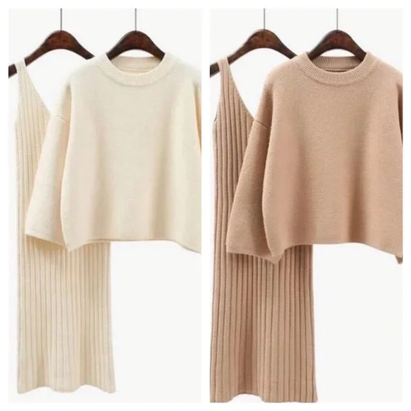 💜 Handmade Luxury Soft Sweater Dress - Picture 9 of 10